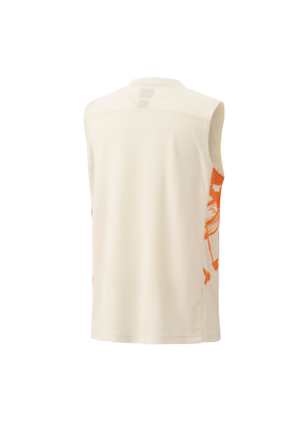 Yonex 2025 Men's Sleeveless Top 10643YX Cream