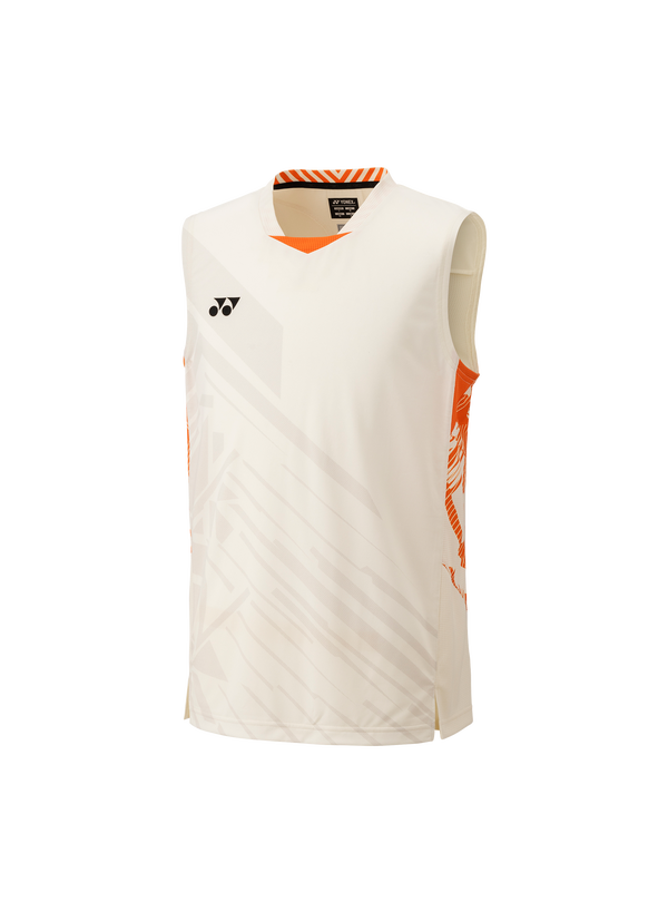 Yonex 2025 Men's Sleeveless Top 10643YX Cream