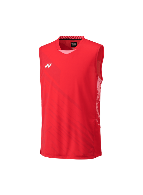 Yonex 2025 Men's Sleeveless Top 10643YX Tango Red