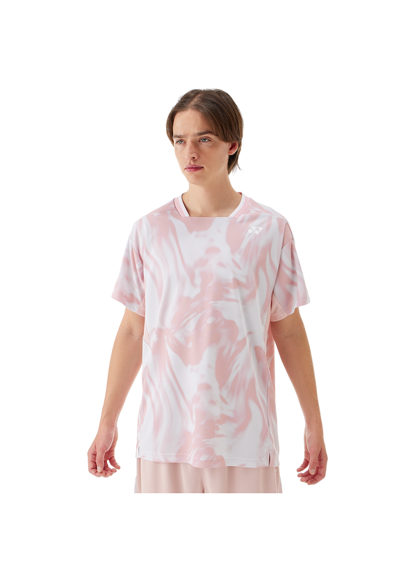 Yonex 2025 Unisex Crew Neck Shirt 10649EX Smoke Pink
