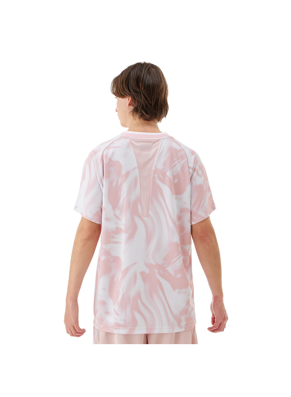 Yonex 2025 Unisex Crew Neck Shirt 10649EX Smoke Pink