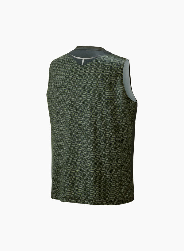 Yonex x Viktor Axelsen Mens Sleeveless Top VA 10687YX Steel Gray