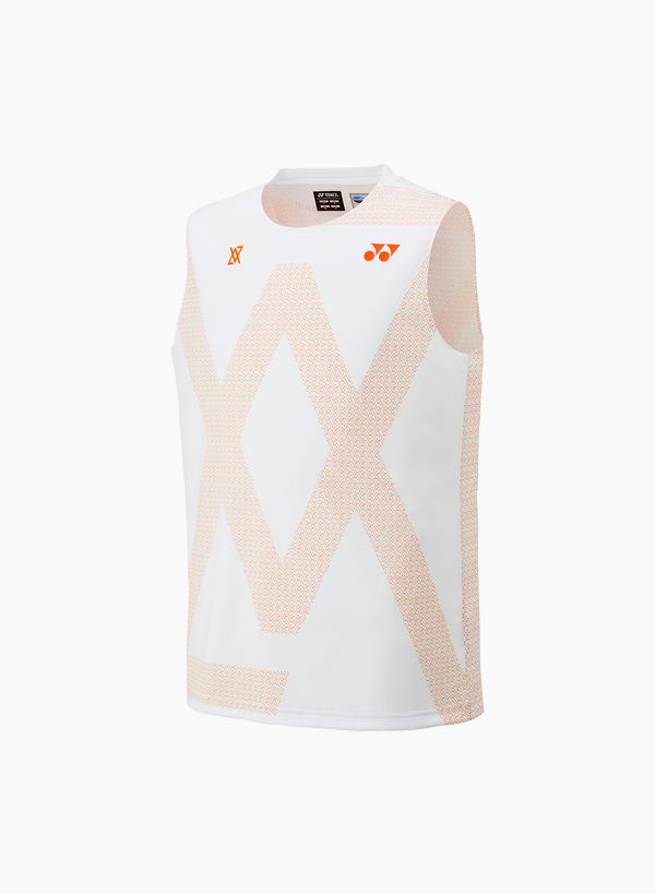 Yonex x Viktor Axelsen Mens Sleeveless Top VA 10687YX Flash Orange