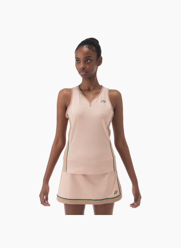 Yonex 2025 Womens Tank 20836EX Pink Beige
