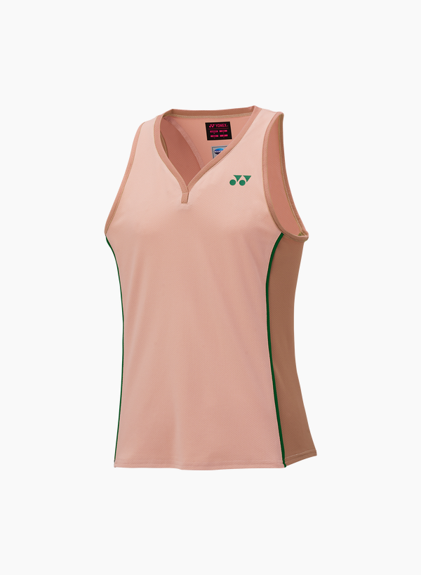 Yonex 2025 Womens Tank 20836EX Pink Beige