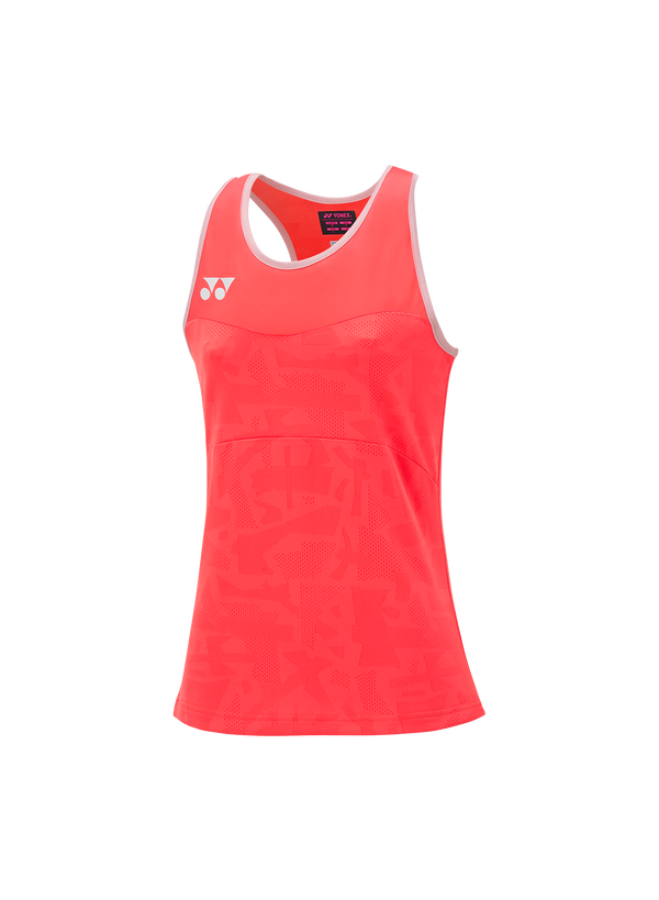 Yonex 2025 Women's Crew Neck Shirt 20849EX Coral Red
