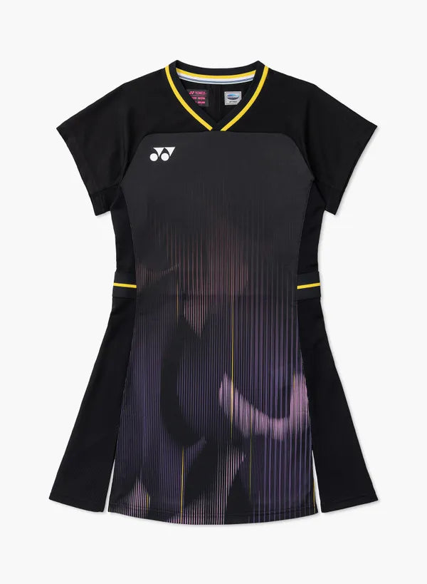 Yonex 2026 WOMENS DRESS (WITH INNER SHORTS) 20967YX BLACK