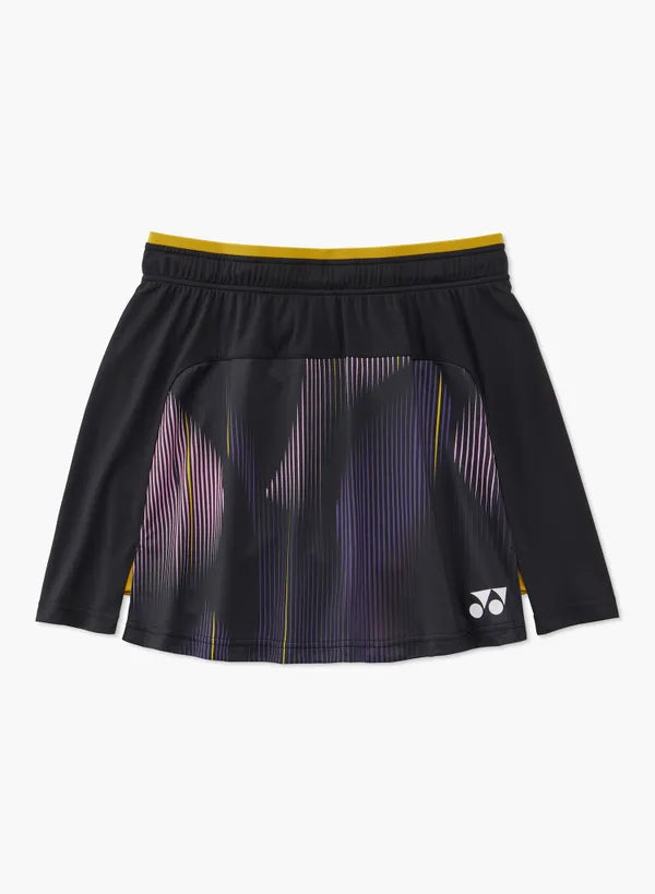 Yonex 2026 WOMENS SKIRT (WITH INNER SHORTS) 26196YX BLACK
