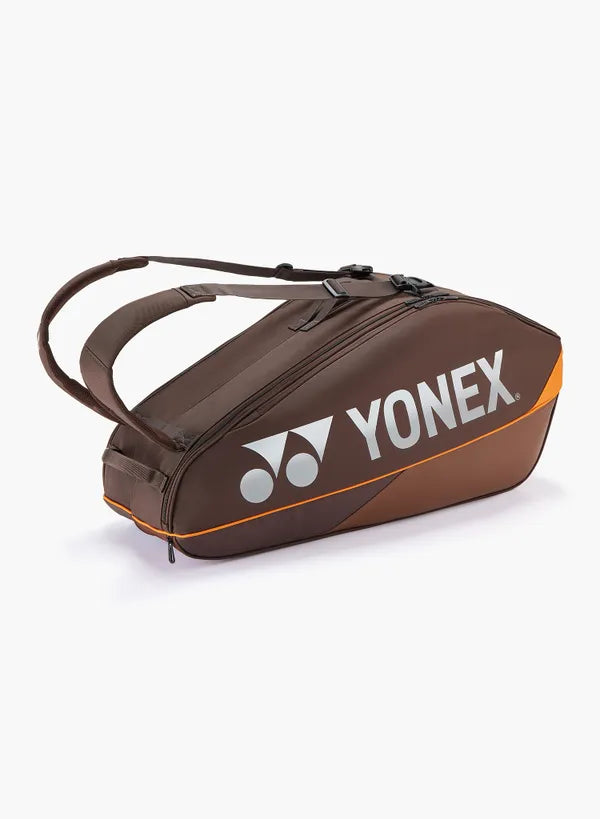 Yonex Pro 球拍羽毛球/网球运动包（6 件装）BA92426EX 沙色