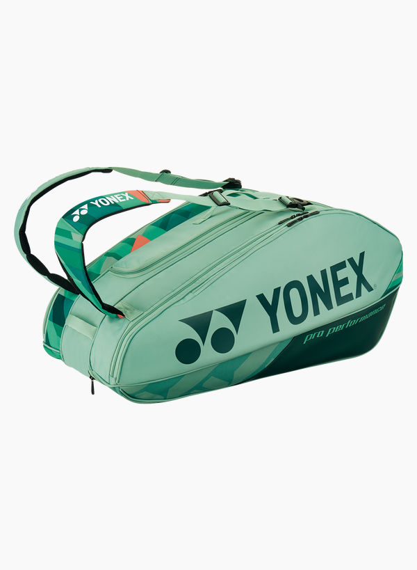 Yonex Pro 球拍羽毛球/网球运动包（9 件装）BA92429EX 沙色