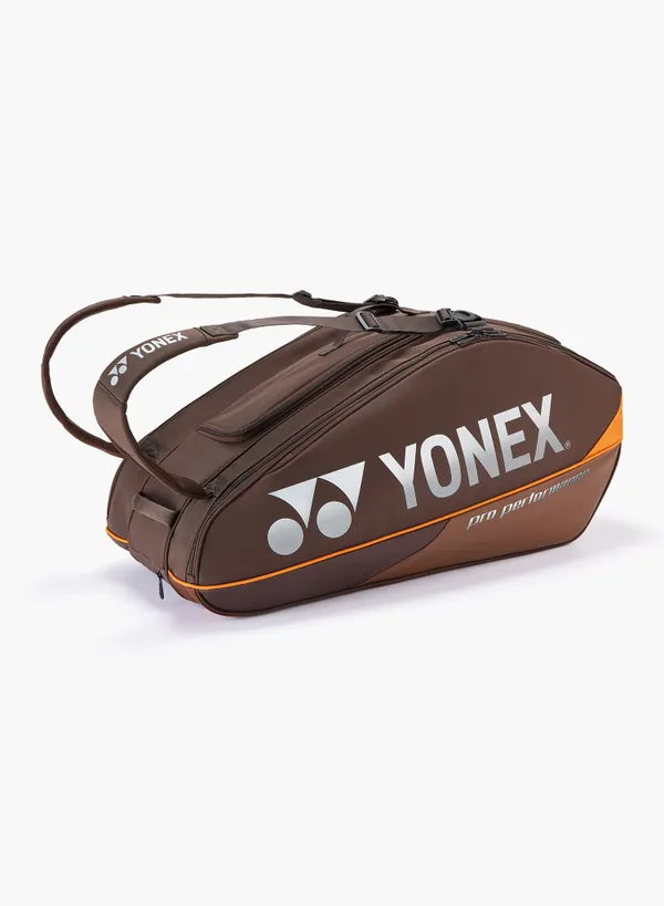 Yonex Pro 球拍羽毛球/网球运动包（9 件装）BA92429EX 沙色