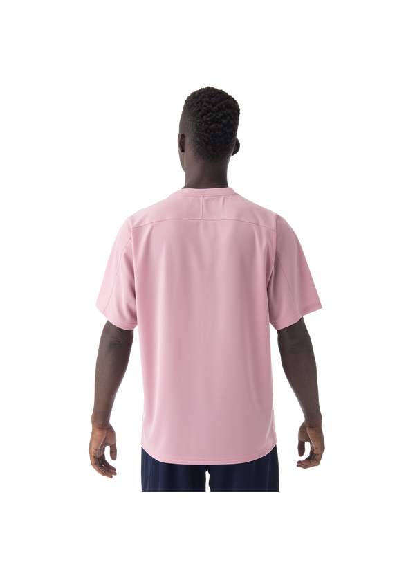 Yonex 2025 Men's Crew Neck Shirt YM0050EX Smoke Pink