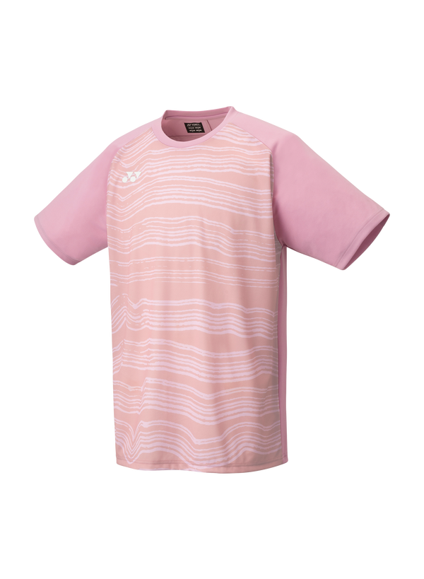 Yonex 2025 Men's Crew Neck Shirt YM0050EX Smoke Pink