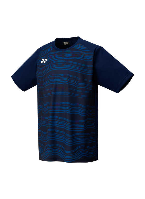 Yonex 2025 Men's Crew Neck Shirt YM0050EX Dark Navy