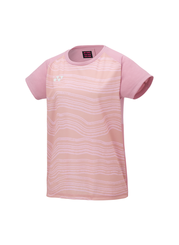 Yonex 2025 Women's Crew Neck Shirt YW0050EX Smoke Pink
