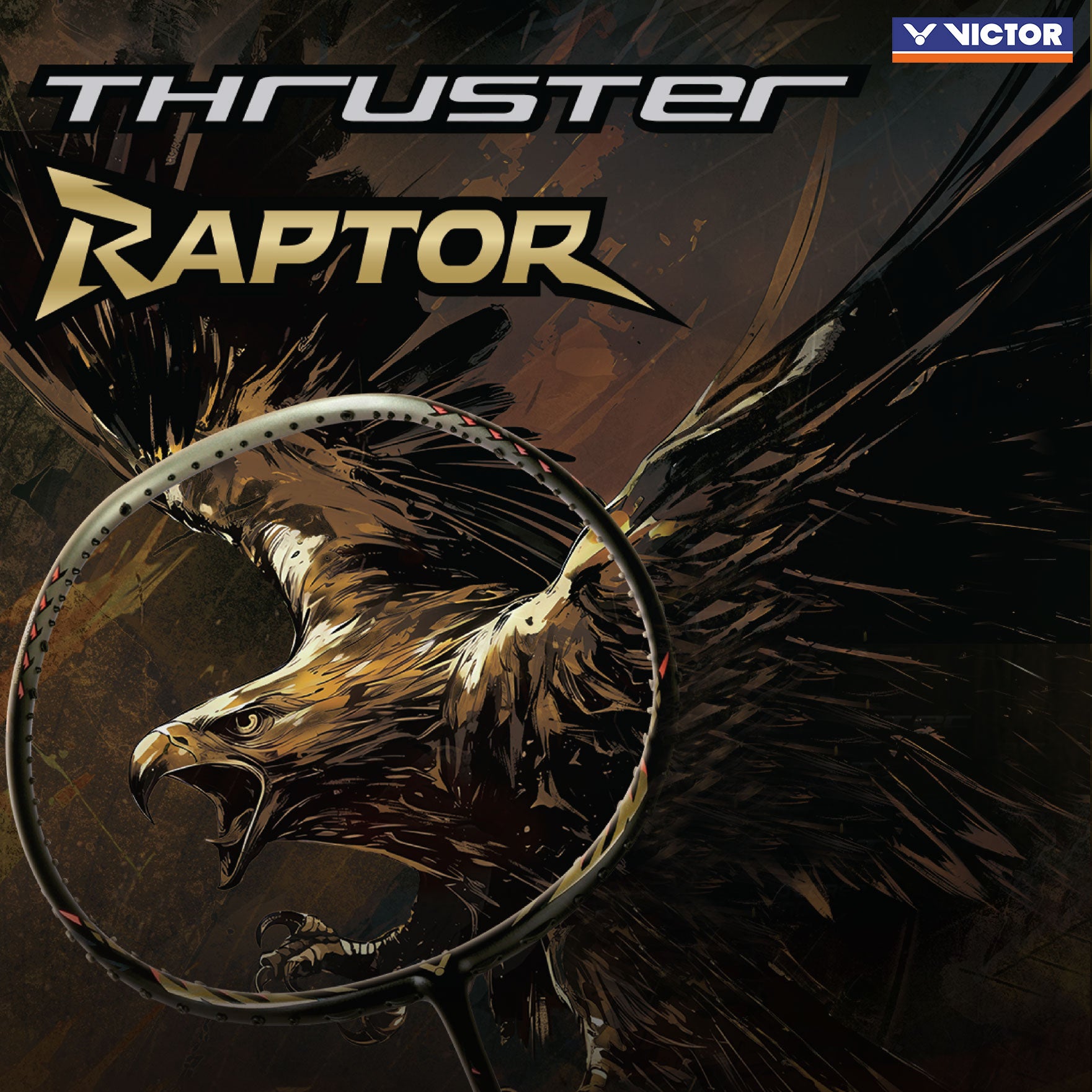 Victor Racket Raptor Victor Thruster K Raptor Badminton Racquet 4UG5 Green Wraith ...