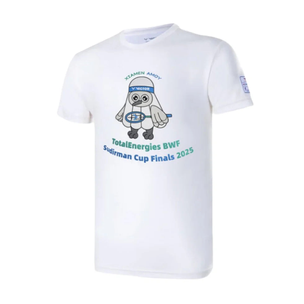 Victor 2025 Sudirman Cup Unisex T-Shirt T-SC2504 A White