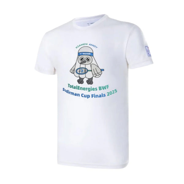 Victor 2025 Sudirman Cup Unisex T-Shirt T-SC2504 A White