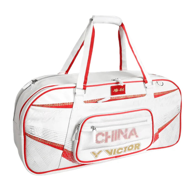 (EOFY SALE) Victor Rectangular Racket Bag(6pcs) BR5642EX A White