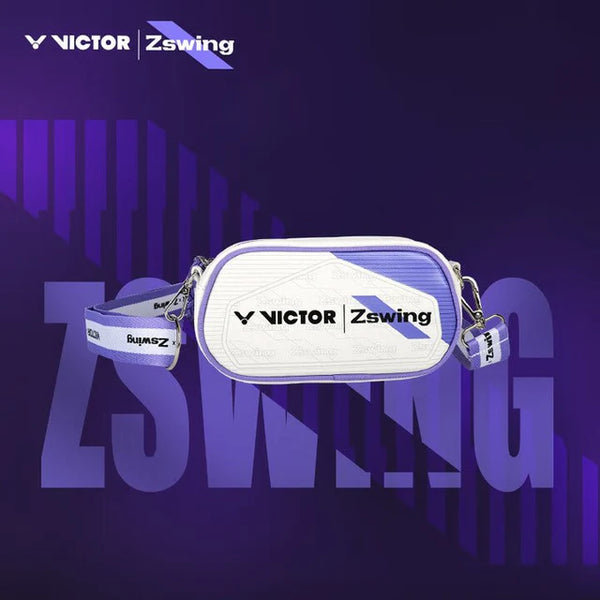 Victor × ZSW Crossbody Pouch Bag BG1101ZSW White/Purple