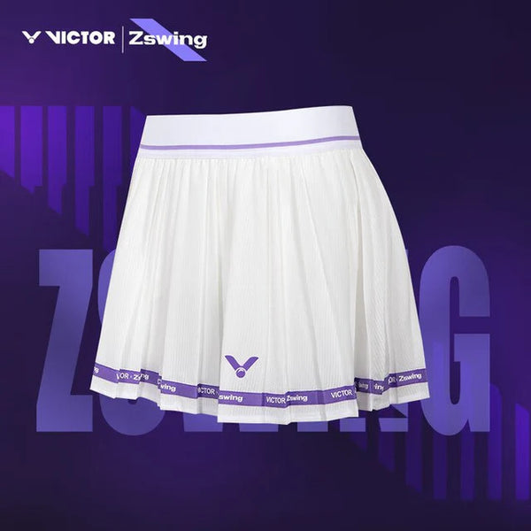 Victor x ZSW Women's Skirts K-503ZSW A White
