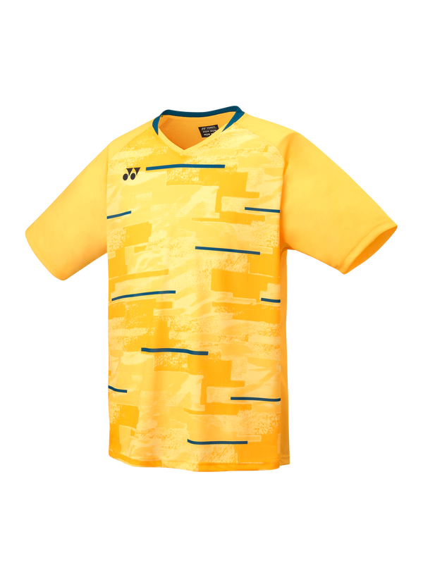 Yonex 2025 Men's Crew Neck Shirt YM0034EX Soft Yellow