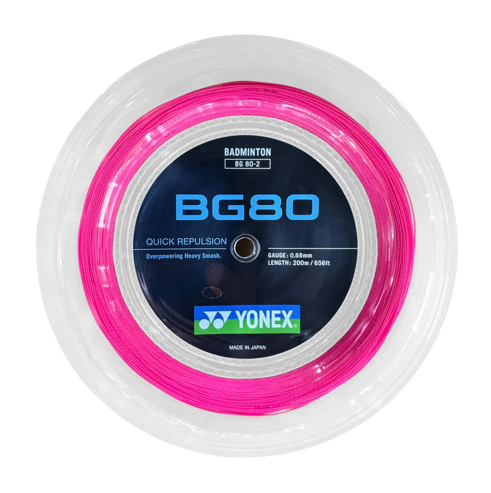 Yonex BG80 Badminton String (200m Coil)