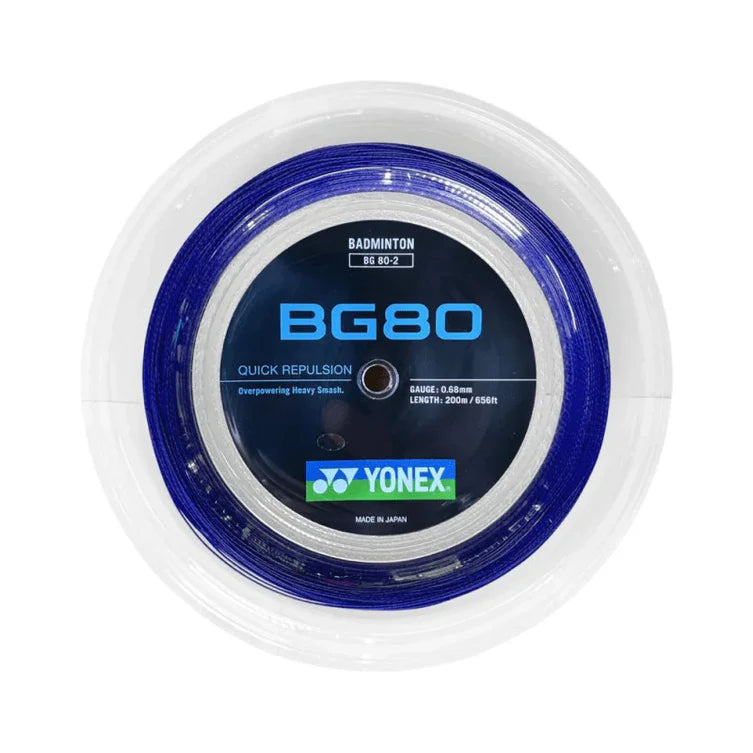 Yonex BG80 Badminton String (200m Coil)