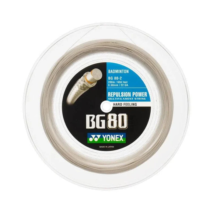 Yonex BG80 Badminton String (200m Coil)