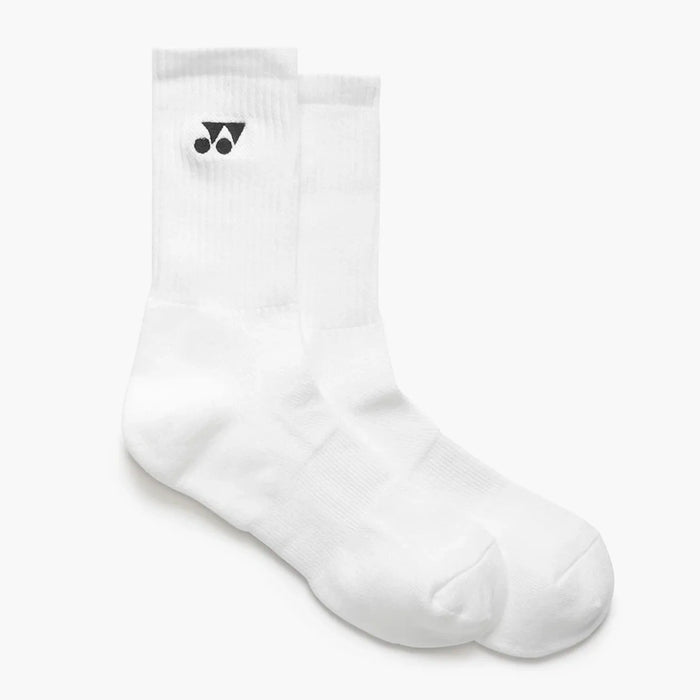 Yonex Sport Crew Socks 19256EX White  (3 Pairs)