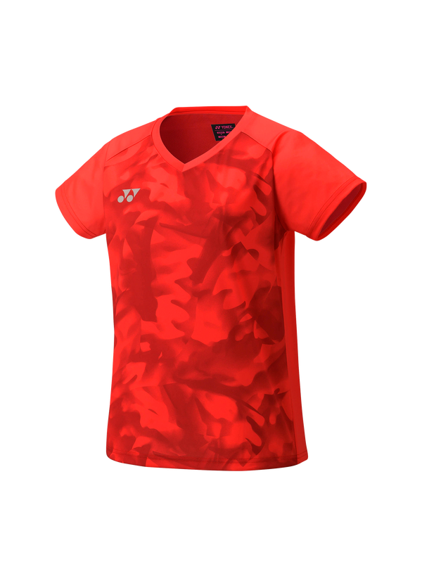 Yonex 2025 Women's Crew Neck Shirt YW0033EX Pearl Red