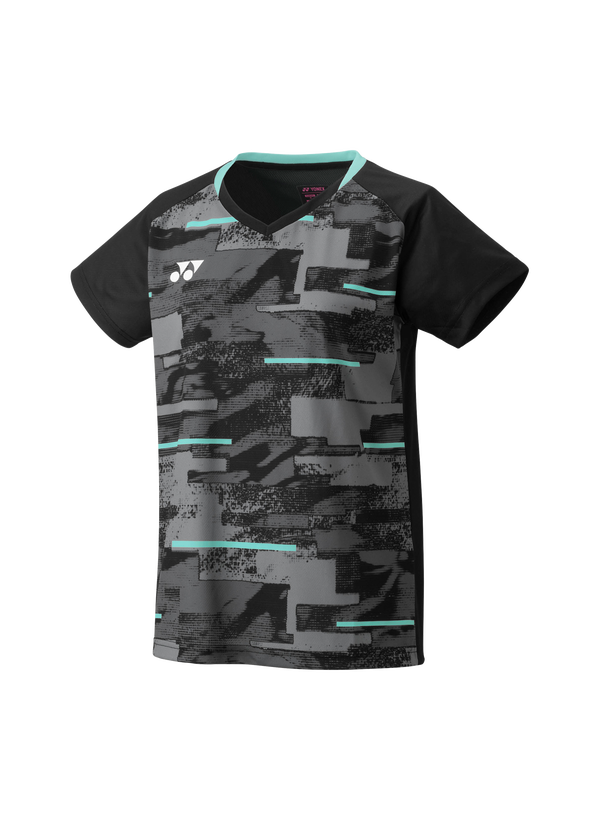 Yonex 2025 Women's Crew Neck Shirt YW0034EX Black
