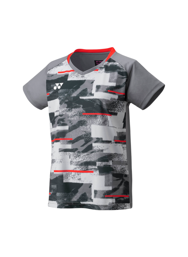 Yonex 2025 Women's Crew Neck Shirt YW0034EX Gray