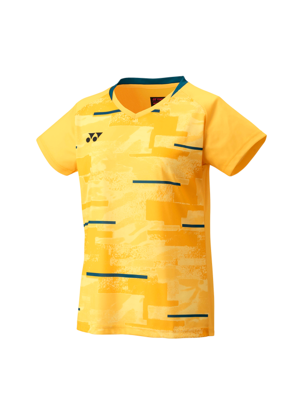 Yonex 2025 Women's Crew Neck Shirt YW0034EX Soft Yellow