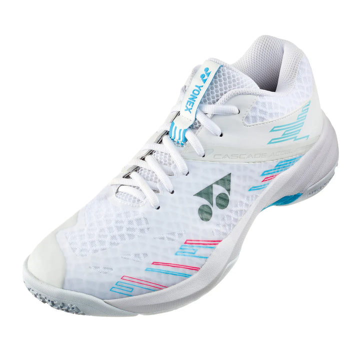 (Clearance 35%OFF) Yonex Power Cushion Cascade Accel Wide White/Sky Blue
