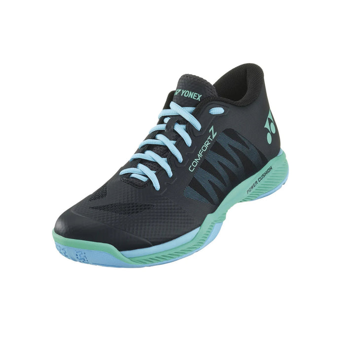 (Clearance 35%OFF) YONEX Power Cushion Comfort Z 3 Badminton Shoes Black/Mint WOMEN'S